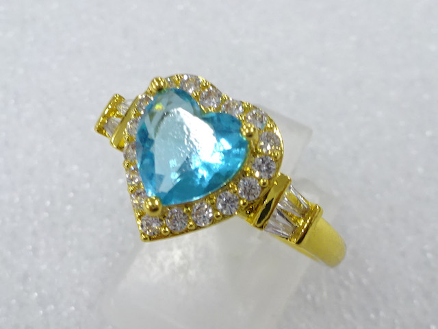 COLORED STONE FASHION RING / JP SIZE 23
